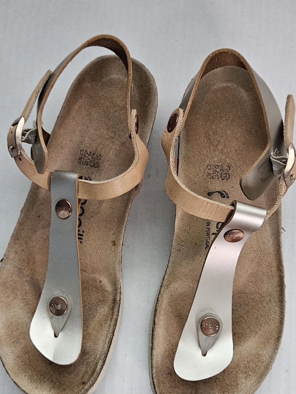 Birkenstock Papillio ASHLEY  T Strap Slingback Wedge Sandals Women Sz 8 Regular